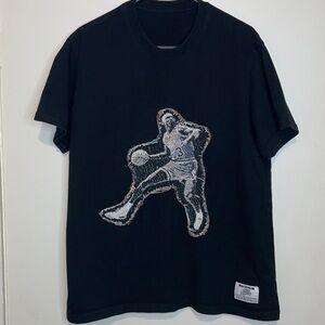 Team us sports club embroidered men’s black Jordan shirt xl